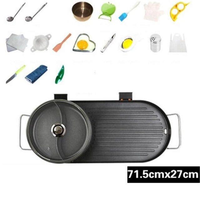 outdoor household cooking meat kitchen electric kebab steak hotplate bbq barbecue machine grill oven roaster tool bakeware