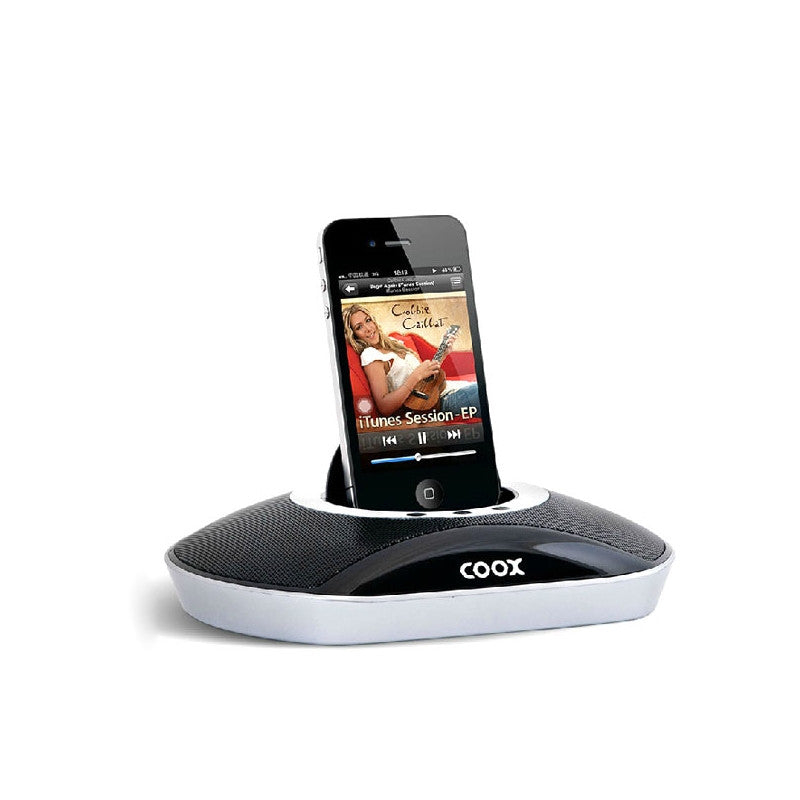 COOX M1 Desktop Audio Speaker with 3.5mm Audio-in for iPhone 4 /iPhone 4S /iPod /Cellphone /PC /MP3 (Black)
