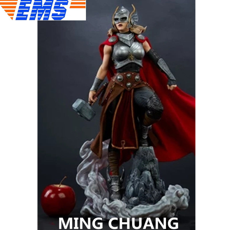 20"Avengers Infinity War Statue Jane Foster Bust Thor Full-Length Portrait GK Action Figure Collectible Model Toy BOX 52CM Z203