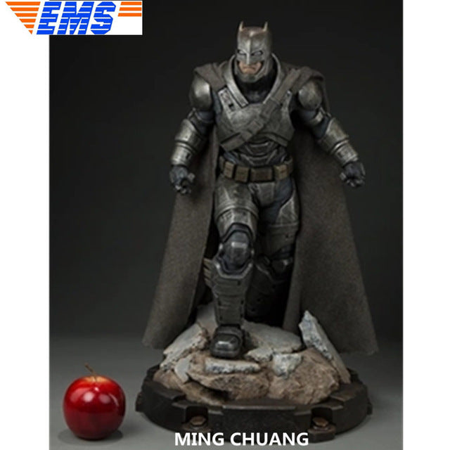 23" Justice League Statue Superhero Bruce Wayne Bust The Dark Knight Batman Full-Length Portrait GK Action Figure Toy 58CM Z205