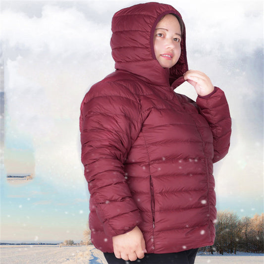 Women Ultra Light Duck Down Jacket Plus Size