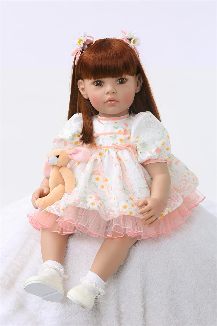 Silicone Reborn Baby Doll Toys Princess Toddler Babies Dolls Birthday Present Gift Girls Brinquedos Limited Collection Doll