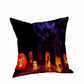 Happy Halloween Pillow Cases  Linen Sofa Cushion Cover Home Decor