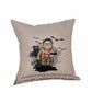 Happy Halloween Pillow Cases  Linen Sofa Cushion Cover Home Decor