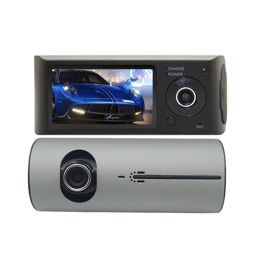 Full HD 720P 140 Degree Wide Angle Dual Lens Dashboard Camera Car DVR Camcorder Dash Cam Rearview Video Recorder Parking Monitor With GPS G-Sensor