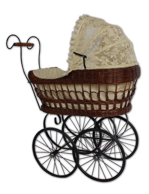 Hot Sale Newborn Baby Studio Photography Props Classical Style Upscale Toy Doll Stroller Trolley