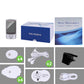 TENS Massager Pulse Impulse Massager FDA Approved Double Output 16 Modes Rechargeable with 8 Pads for Relief Muscle Pain Relax Shoulder Back Knee Foot Ear