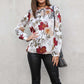 Fashion Women Autumn Long Sleeve Printed Loose Tops Casual Blouse T Shirt