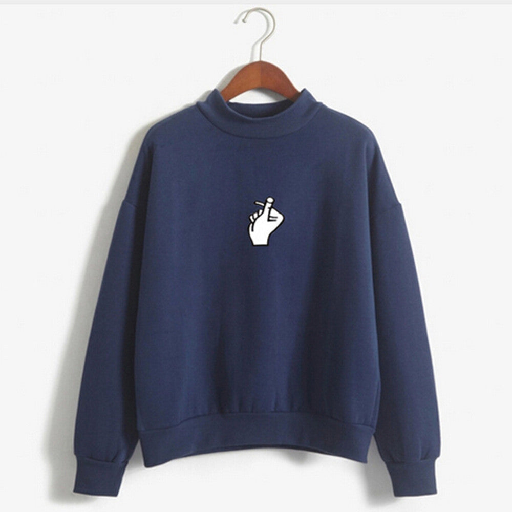 Women Autumn Fashion Long Sleeve Printed Sweatshirt Blouse Tops T Shirt