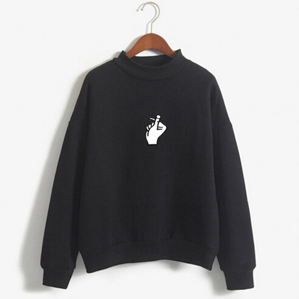 Women Autumn Fashion Long Sleeve Printed Sweatshirt Blouse Tops T Shirt