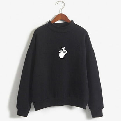 Women Autumn Fashion Long Sleeve Printed Sweatshirt Blouse Tops T Shirt