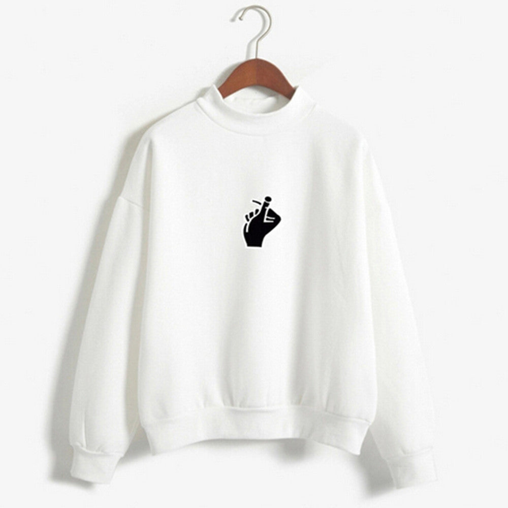 Women Autumn Fashion Long Sleeve Printed Sweatshirt Blouse Tops T Shirt