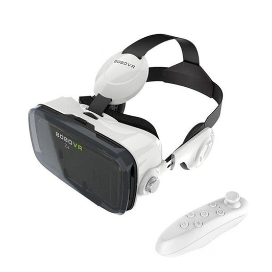 Virtual Reality Headset VR Glasses Headset Stereo Goggles Adjustable Focal Distance for iPhone and Android (White)