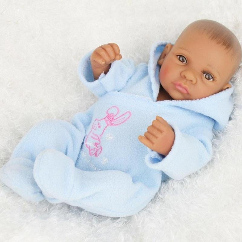 Lifelike Newborn Silicone Vinyl Reborn Gift Baby Doll Handmade Reborn Dolls Christmas Gift