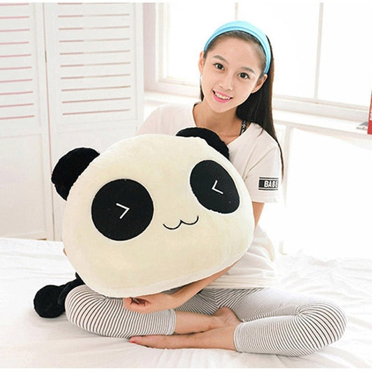 70CM Cute Panda Pillow Soft Plush Toy Stuffed Smiling Lying Animal High Quality