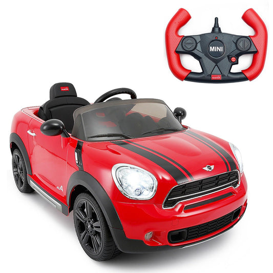 Costway 12V Electric Mini Countryman Licensed Kids Ride On Car Remote Controller Red